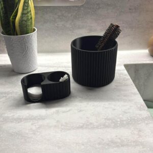 Μοντέρνο σετ οργάνωσης μπάνιου