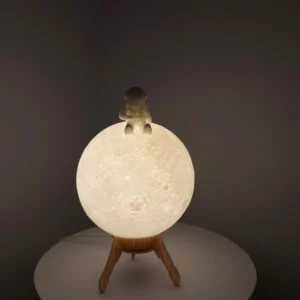 Φωτιστικό LED Φεγγάρι με Αστροναύτη