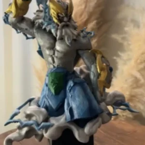 Άγαλμα Δία Hand Painted 3D Printed Bust – κύρια φωτογραφία