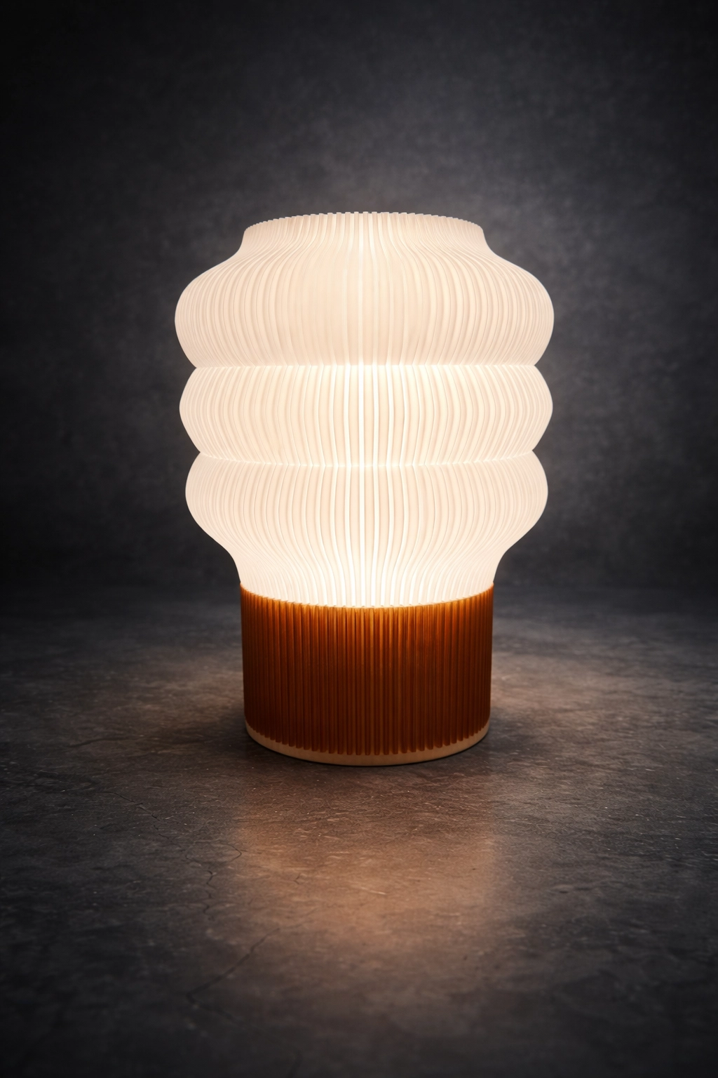 Μοντέρνο Διακοσμητικό Φωτιστικό με Πλισέ Σχεδιασμό